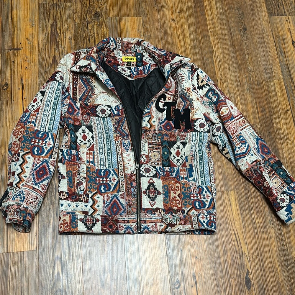 Chinatown Market Jacket Full Zip Quilted Lining